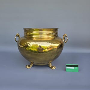 Old French large brass planter jardiniere ++