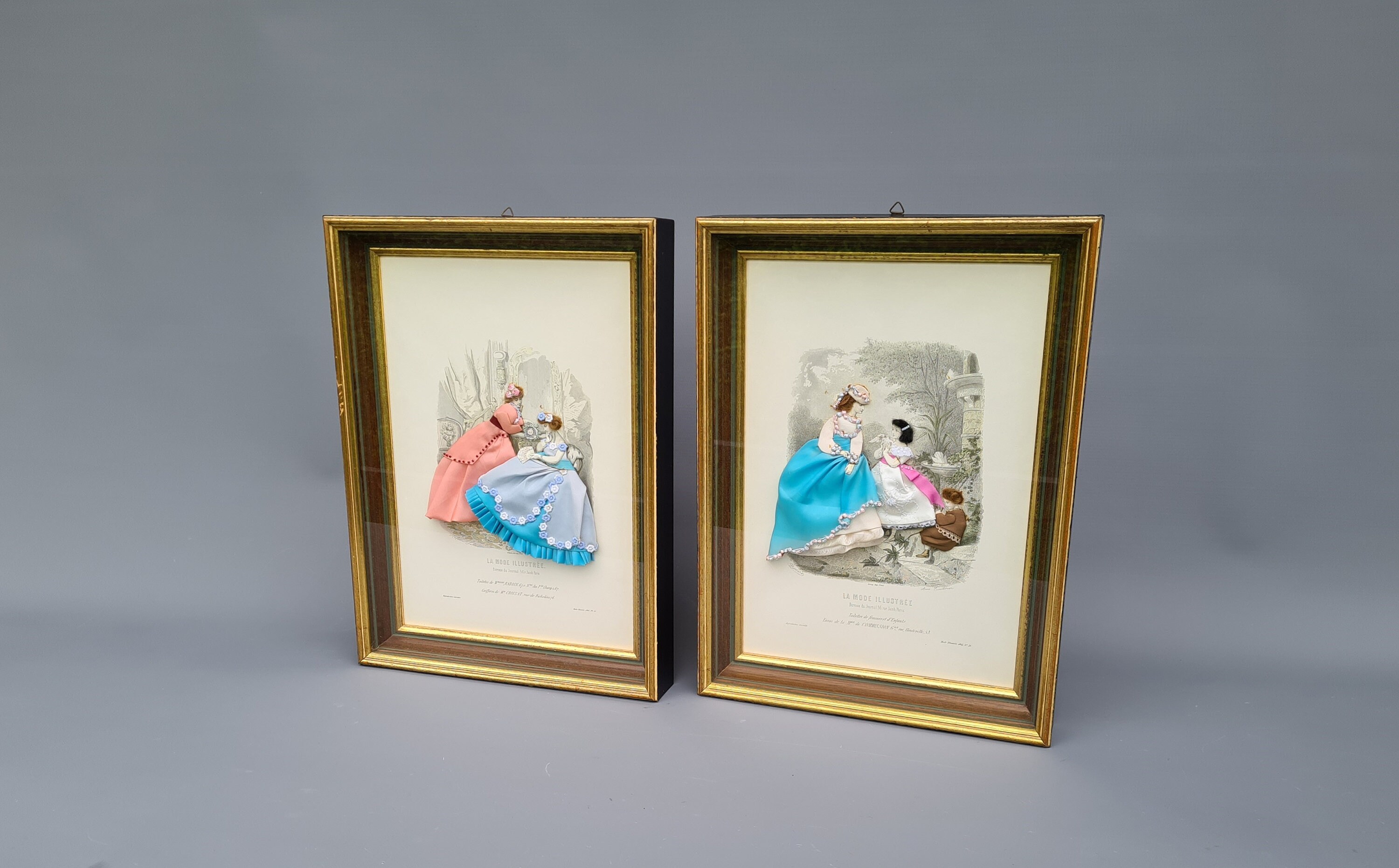 Set Vintage French 'la Mode Illustrée' Paris Frames ++ - Etsy