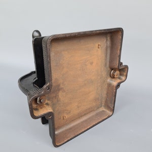 Beautiful antique book press, made of iron image 9