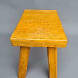 Brutalist Oak Wooden Set Side Tables, 1960s - Etsy