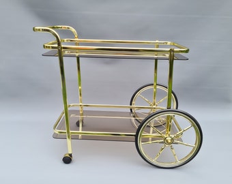 Elegant bar / serving cart, 1970s ++