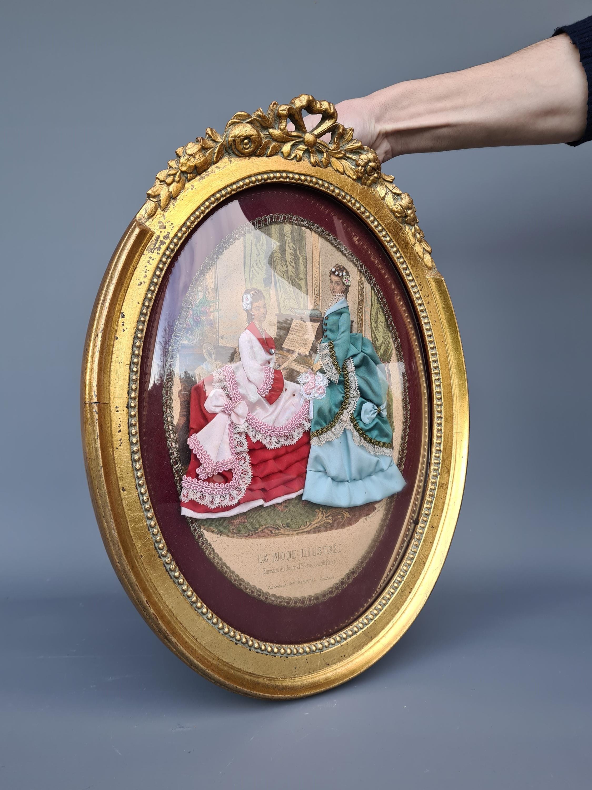 フランスアンティーク 額縁La Mode Illustree Set Vintage French 'la Mode Illustrée' Paris Frames ++ - Etsy