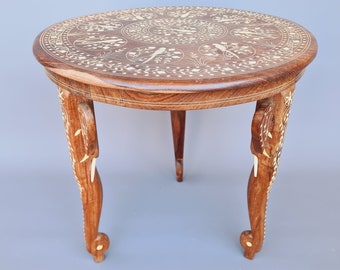 Old Anglo-Indian rosewood side table ++