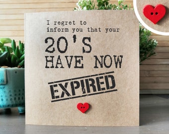 30th Birthday Card, Birthday Card for 30th Birthday, Funny 30th Birthday Card