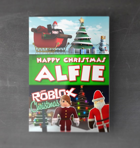 Carte de Noël personnalisée Roblox -  France