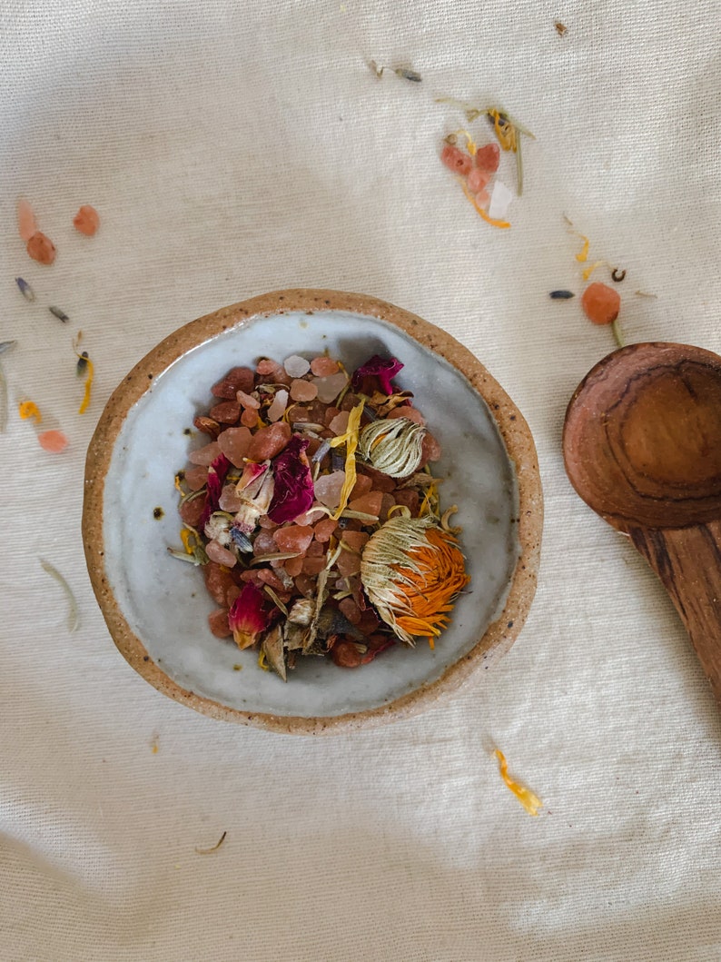 Flower Bath Floral Bath Salts Bath Salts Ritual Bath Bath Etsy