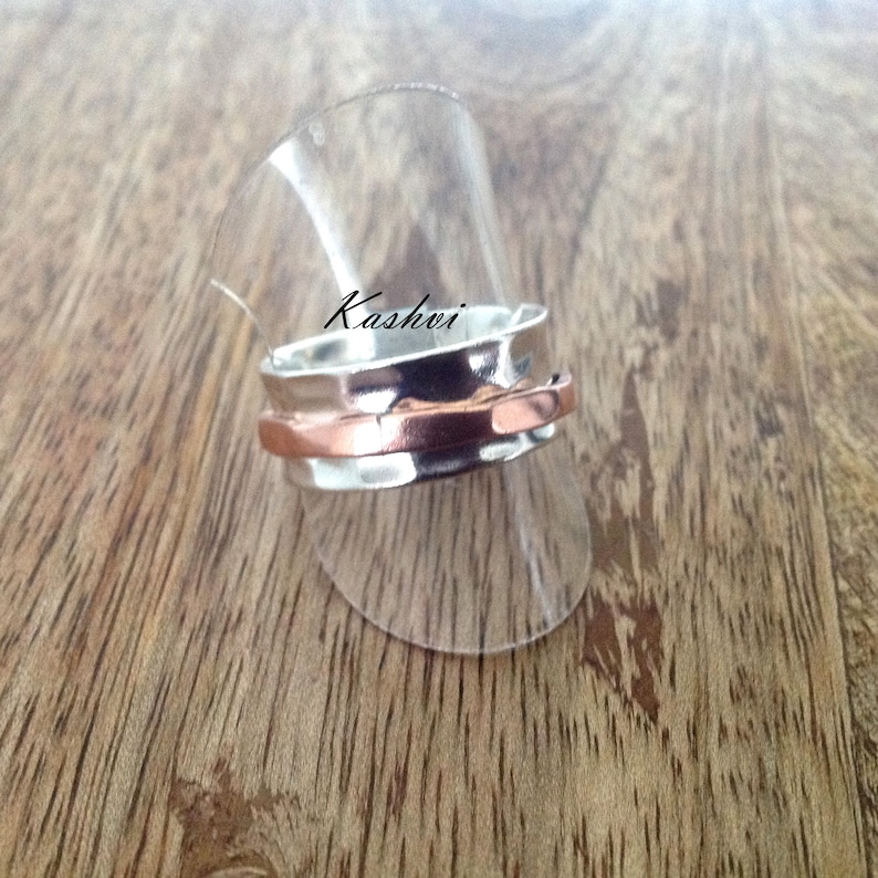 Meditation Ring Boho Ring Anxiety Ring Handmade Ring Spinner Ring Fidget Ring Women Ring 925 Silver Ring Promise Ring Gift For Her