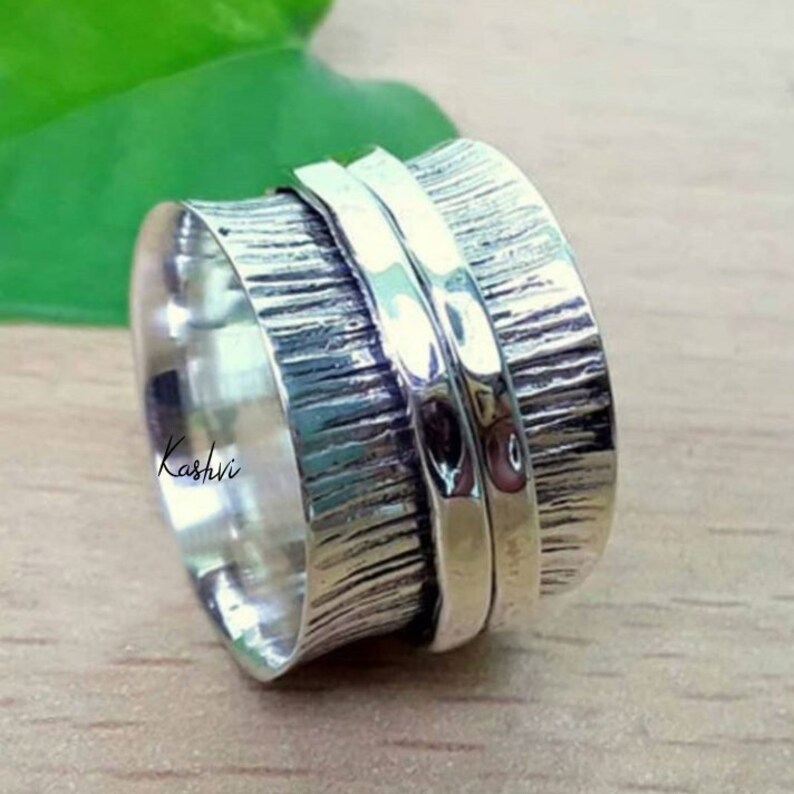 Promise Ring Women Ring Worry Ring Thumb Ring Boho Ring Fidget Ring Meditation Ring Anxiety Ring Gift For Her Ring Spinner Ring