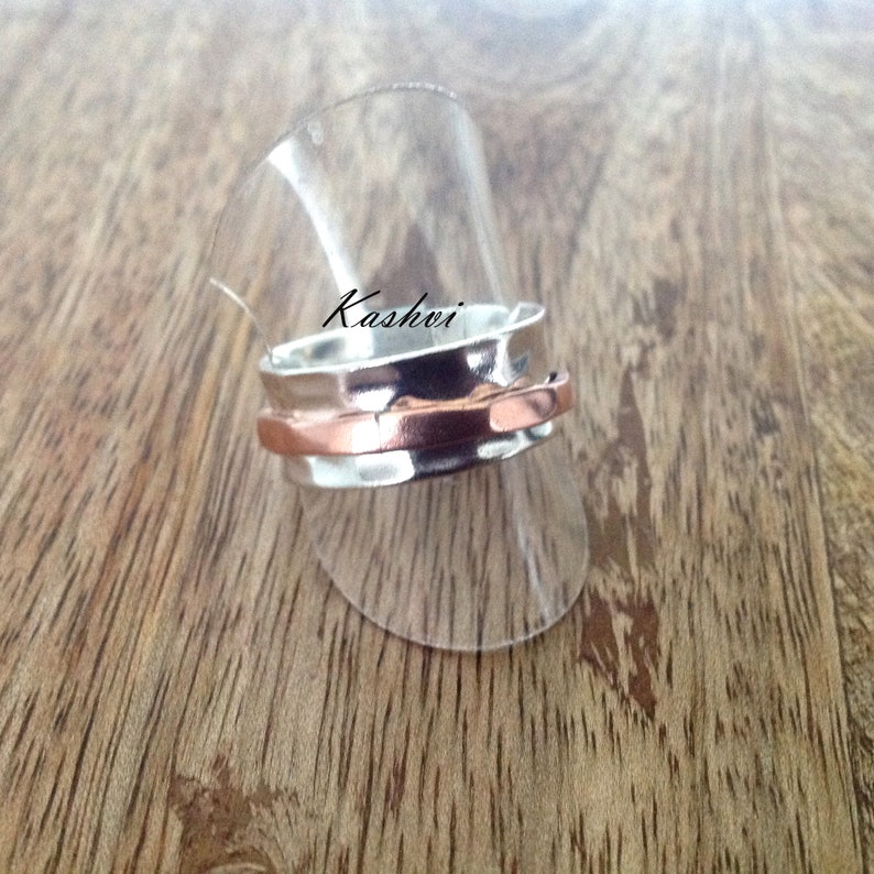 Meditation Ring Boho Ring Anxiety Ring Handmade Ring Spinner Ring Fidget Ring Women Ring 925 Silver Ring Promise Ring Gift For Her