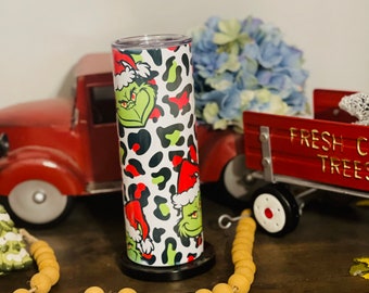 Grinch Leopard Becher