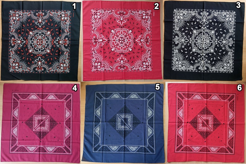 Various BANDANA - Classic, Rock, Biker, Pirat, Viking, Metal Styles ...