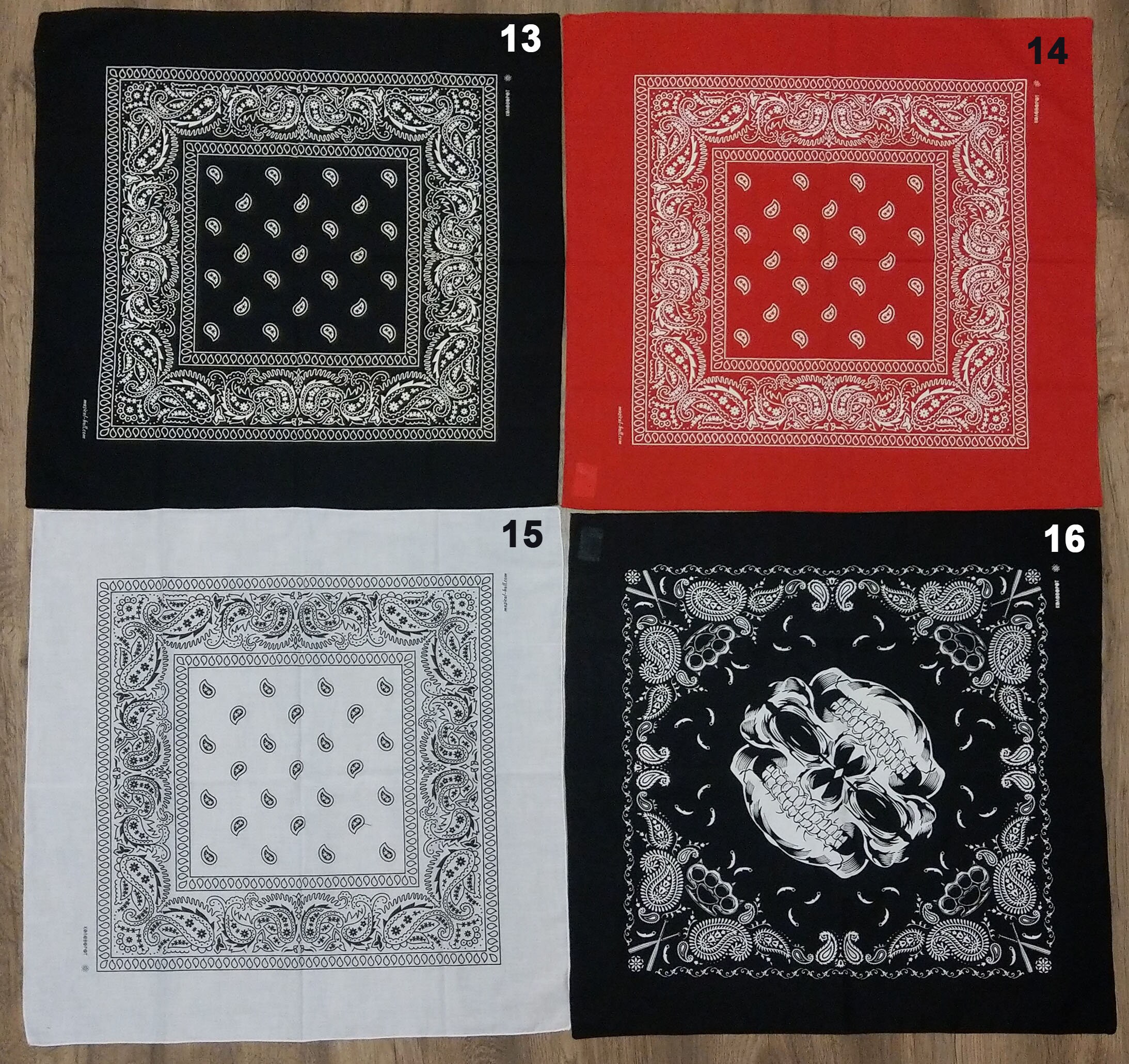 Various BANDANAS Rock and Metal Styles Etsy