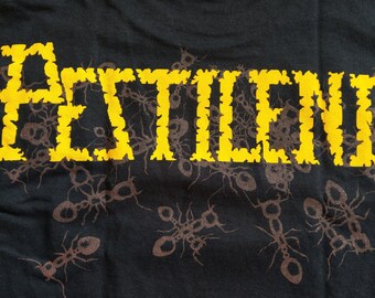 T-shirt Pestilence Consuming Impulse - Death Metal Années 80 - Unisexe Gildan - Neuf Avec étiquettes
