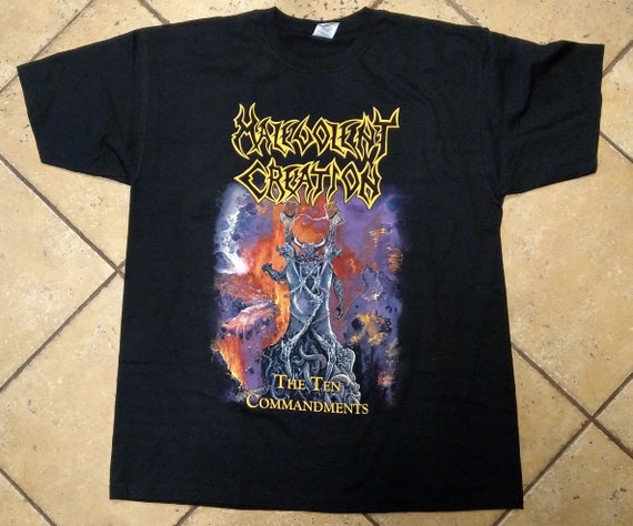 Buy MALEVOLENT CREATION - the Ten Commandments (t-shirt 
