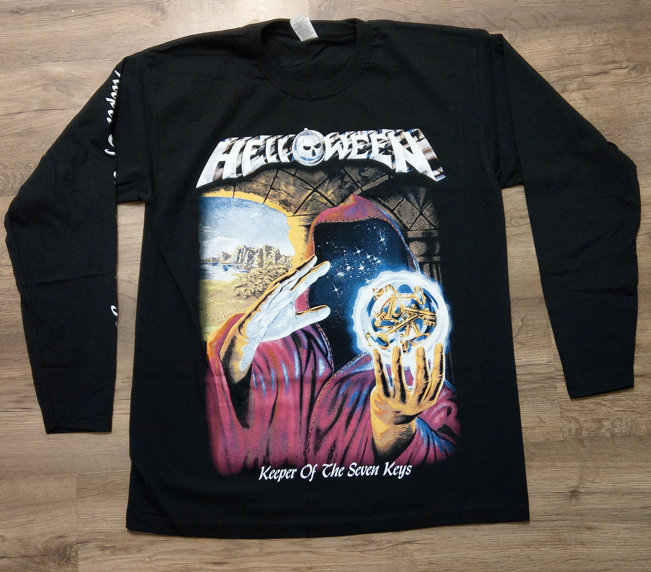 HELLOWEEN Keeper of the Seven Keys Tシャツ HELLOWEEN - Keeper of the Seven Keys (longsleeve T-shirt) - Etsy