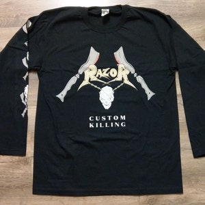 RAZOR - Custom Killing (Longsleeve) Officially Licensed