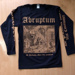 ABRUPTUM - De Profundis Mors Vas Cousumet (Long Sleeve) Officially Licensed