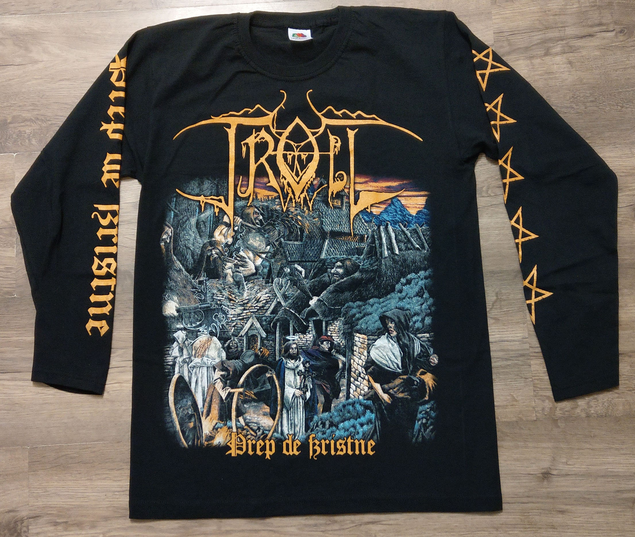 TROLL - Drep De Kristne (long Sleeve T-shirt) Officially Licensed