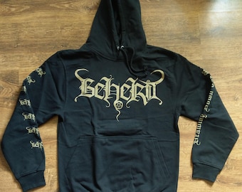 BEHERIT - Drawing Down The Moon (Hoodie) Officiellt licensierad