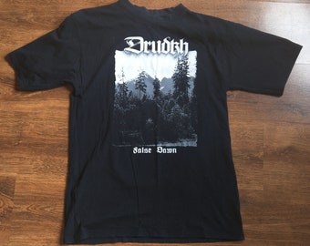 Pre-OWNED Vintage DRUDKH - False Dawn (T-Shirt) First Release, Ultra Rare ITEM