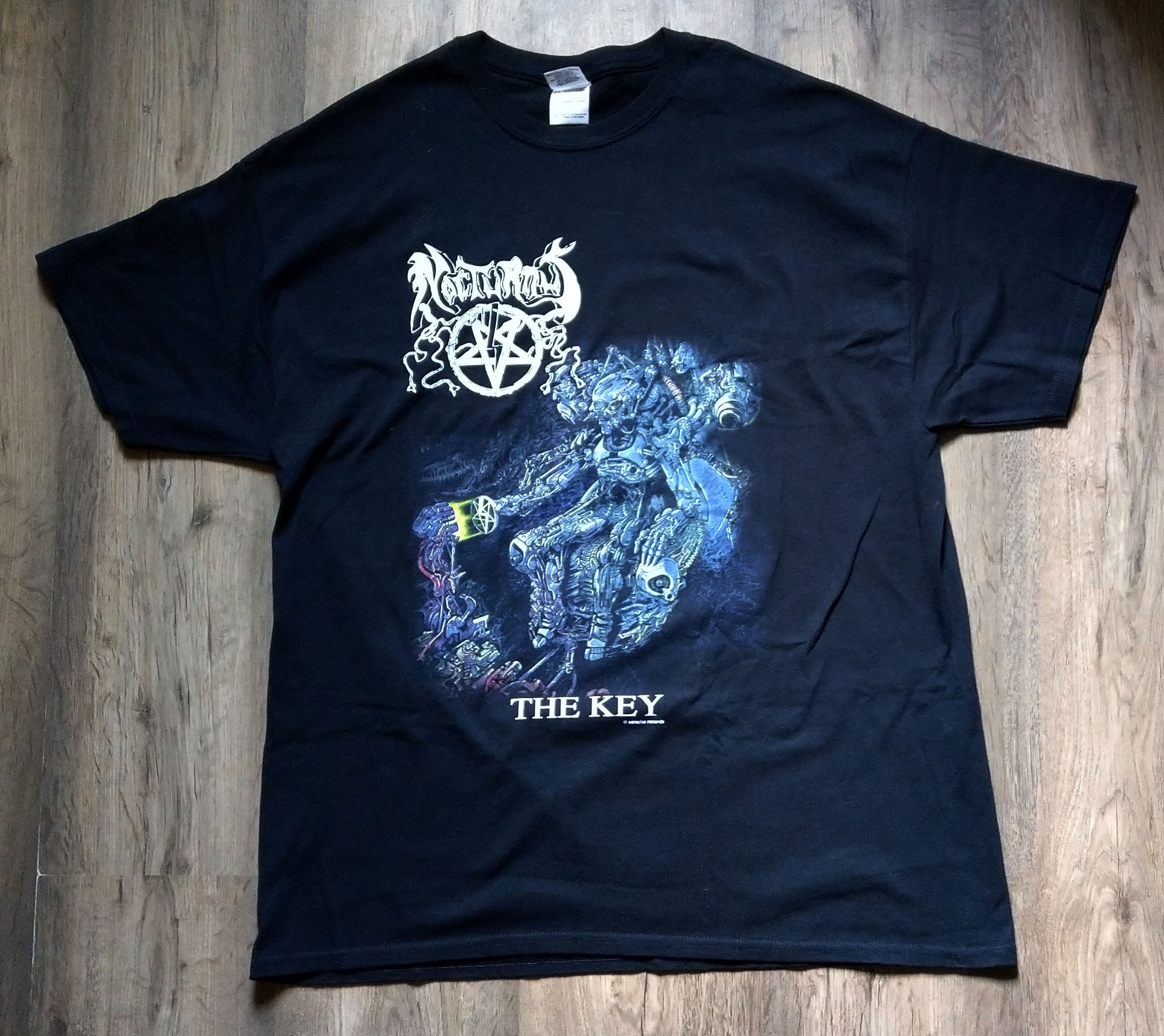 Nocturnus 'The Key' Official T-Shirt – Black, Men's Graphic Tee, Earache Records