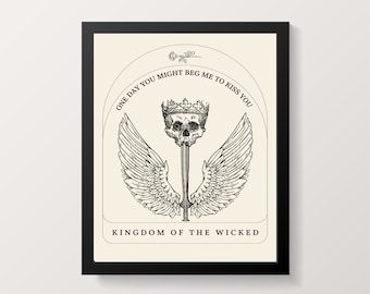 Wrath // Kerri Maniscalco Quote // Digital Print