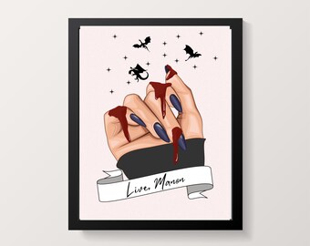 Live, Manon SJM Quote // DIGITAL PRINT