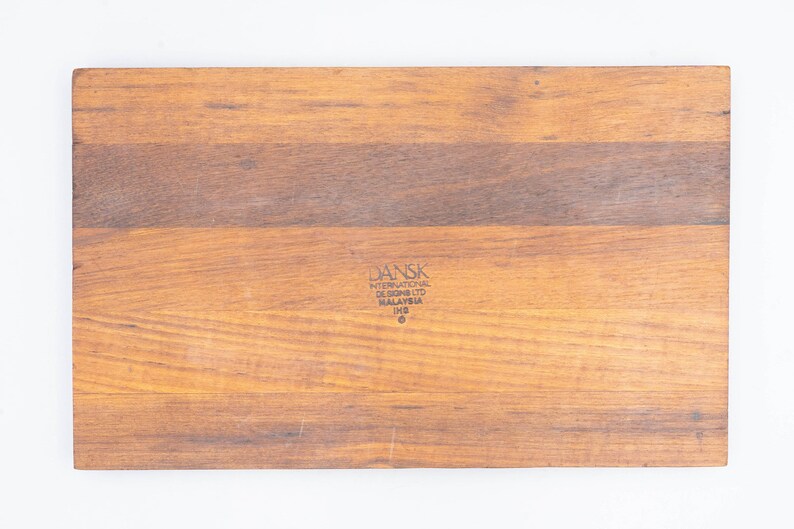 Dansk Teak Bread Cutting Board Vintage Mid Century Modern Danish Design IHQ image 8