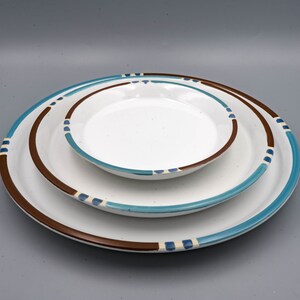 Mesa White Sand, Dansk Dinner Plate, Salad Plate, or Chop Plate Vintage Southwestern Stoneware Dinnerware image 3