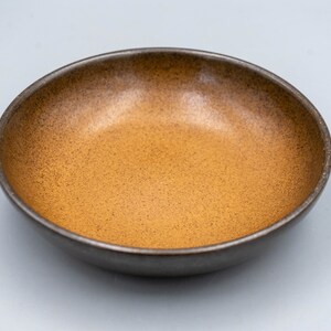 Heath Brownstone Coupe Soup Bowl Vintage California Pottery Mid Century Modern Dinnerware image 5