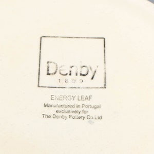 Denby Energy Leaf Ceramic Pitcher Vintage British Pottery Water Pitcher Stoneware Water Jug English Dinnerware image 10