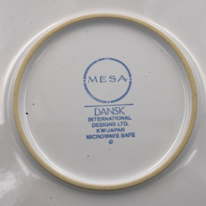Mesa White Sand, Dansk Dinner Plate, Salad Plate, or Chop Plate Vintage Southwestern Stoneware Dinnerware image 8