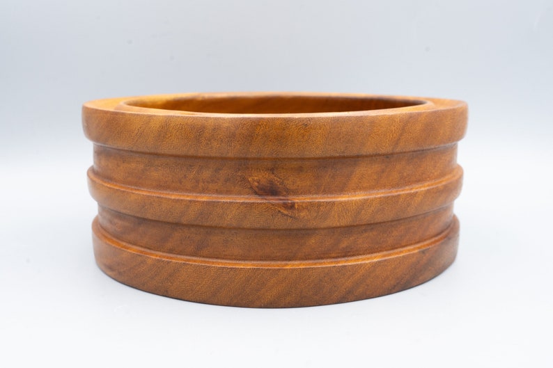 Georges Briard Teak Salad Serving Bowl Vintage Mid Century Modern Tableware Serveware immagine 2