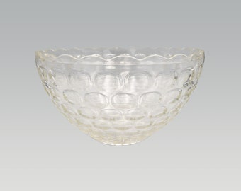 PUNCH BOWL Federal Glass Yorktown Crystal | Vintage Party Decor