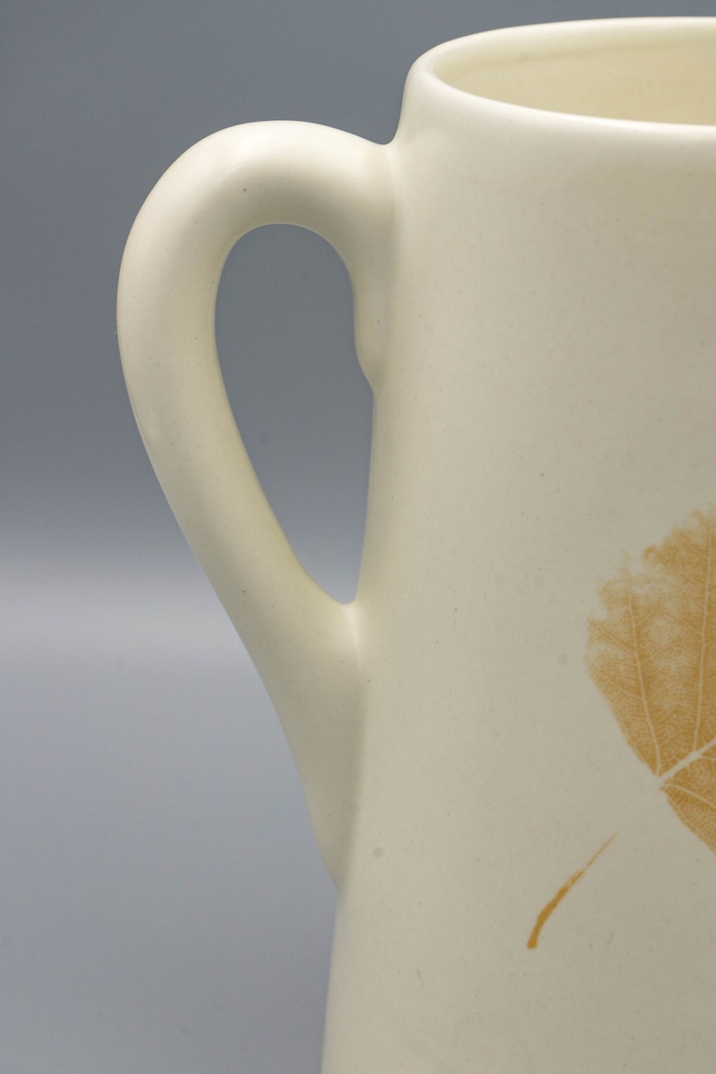 Denby Energy Leaf Ceramic Pitcher Vintage British Pottery Water Pitcher Stoneware Water Jug English Dinnerware image 6