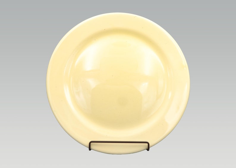CHOP PLATE LuRay Pastels Yellow, Taylor Smith & Taylor TST Vintage West Virginia Pottery Mid-century Modern Dinnerware image 1
