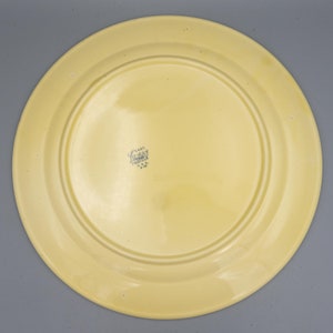 CHOP PLATE LuRay Pastels Yellow, Taylor Smith & Taylor TST Vintage West Virginia Pottery Mid-century Modern Dinnerware image 5