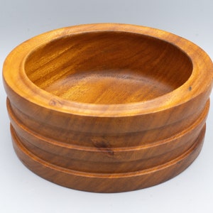 Georges Briard Teak Salad Serving Bowl Vintage Mid Century Modern Tableware Serveware immagine 3