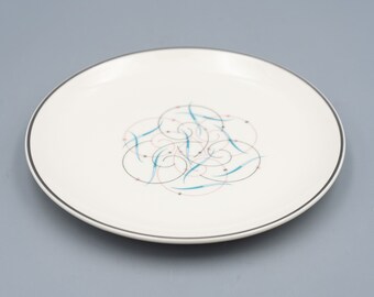 BREAD PLATE Universal Ballerina Stars & Swirls | Vintage Mid Century Modern Dinnerware