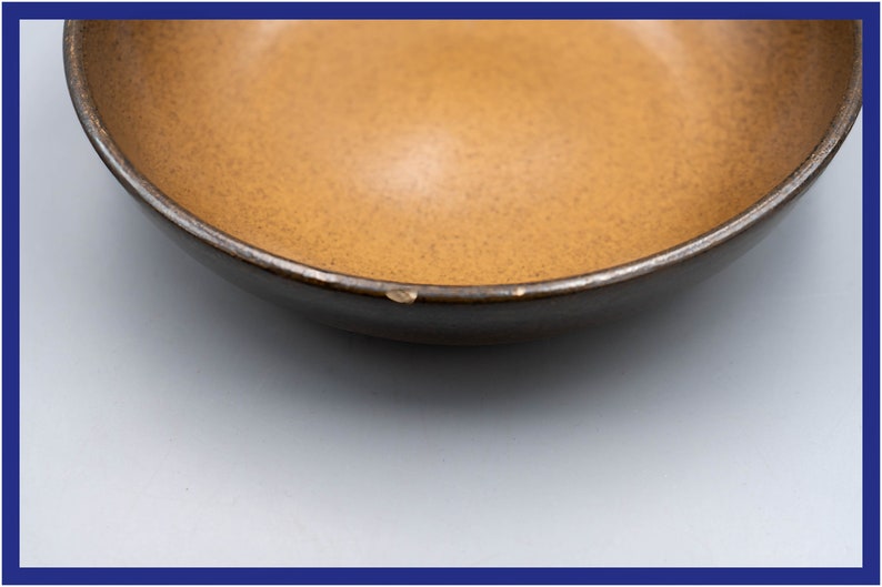 Heath Brownstone Coupe Soup Bowl Vintage California Pottery Mid Century Modern Dinnerware image 9