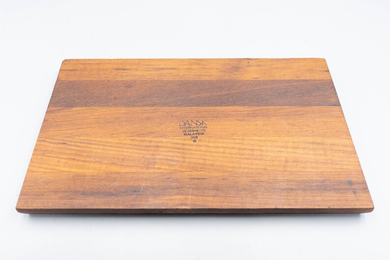 Dansk Teak Bread Cutting Board Vintage Mid Century Modern Danish Design IHQ image 7