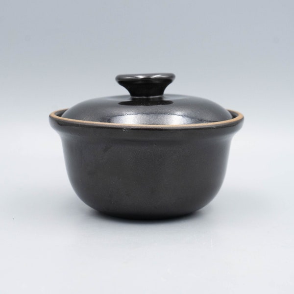 Heath Ceramics Black Individual Casserole With or Without Lid | Vintage California Pottery