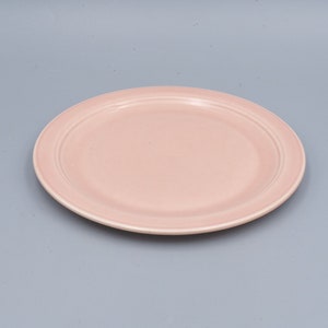 BREAD PLATE Vernon Kilns Early California Pink Vintage California Pottery Mid Century Modern Dinnerware Colorware Side Plate image 1