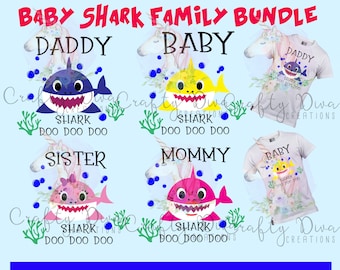 Baby Shark Doo Doo Svg Etsy