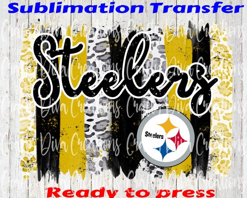 Pittsburgh Steelers-ready to press sublimation transfer/ full | Etsy