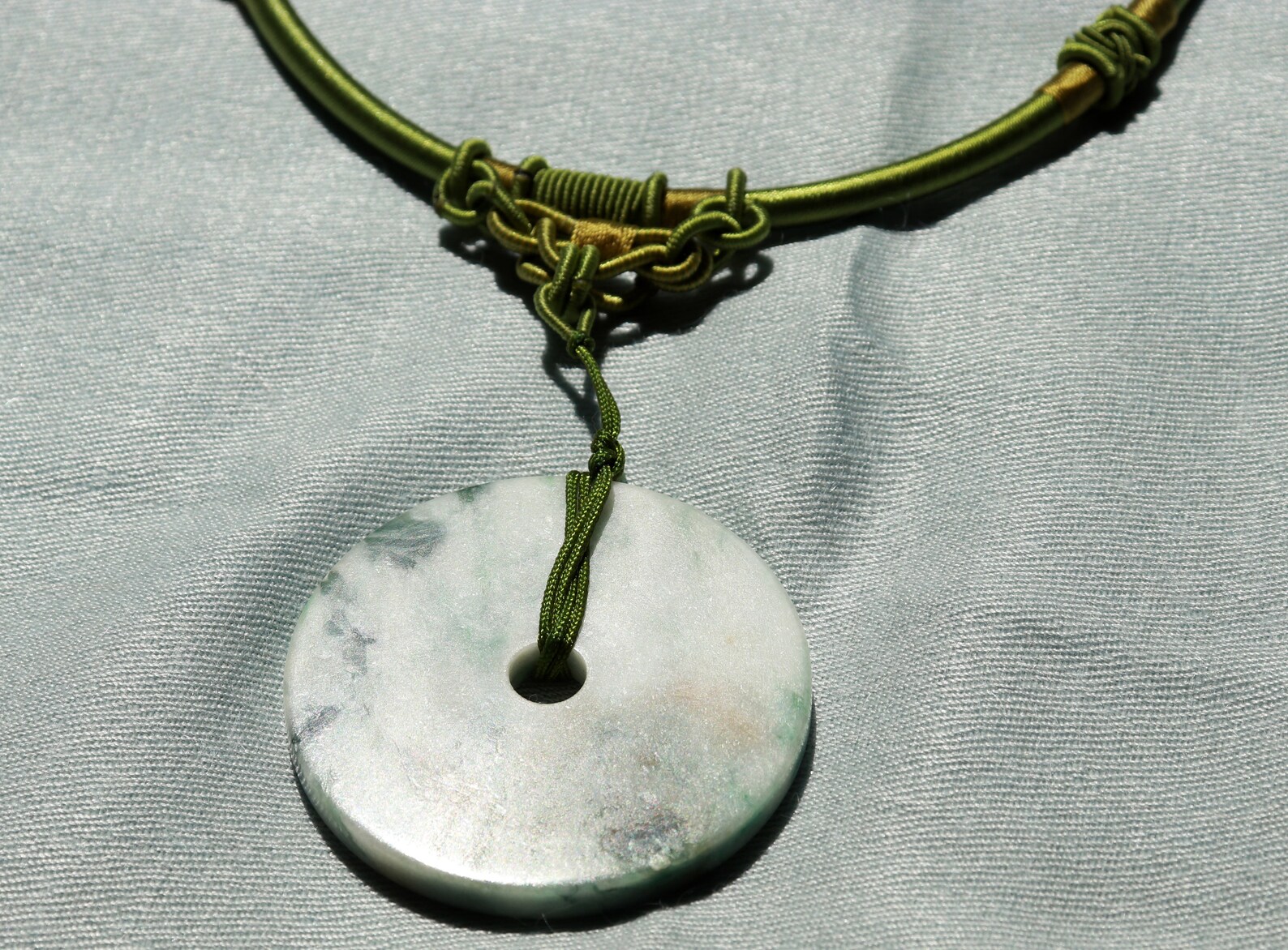 Jade Necklace Jade pendant Green jade boho necklace | Etsy