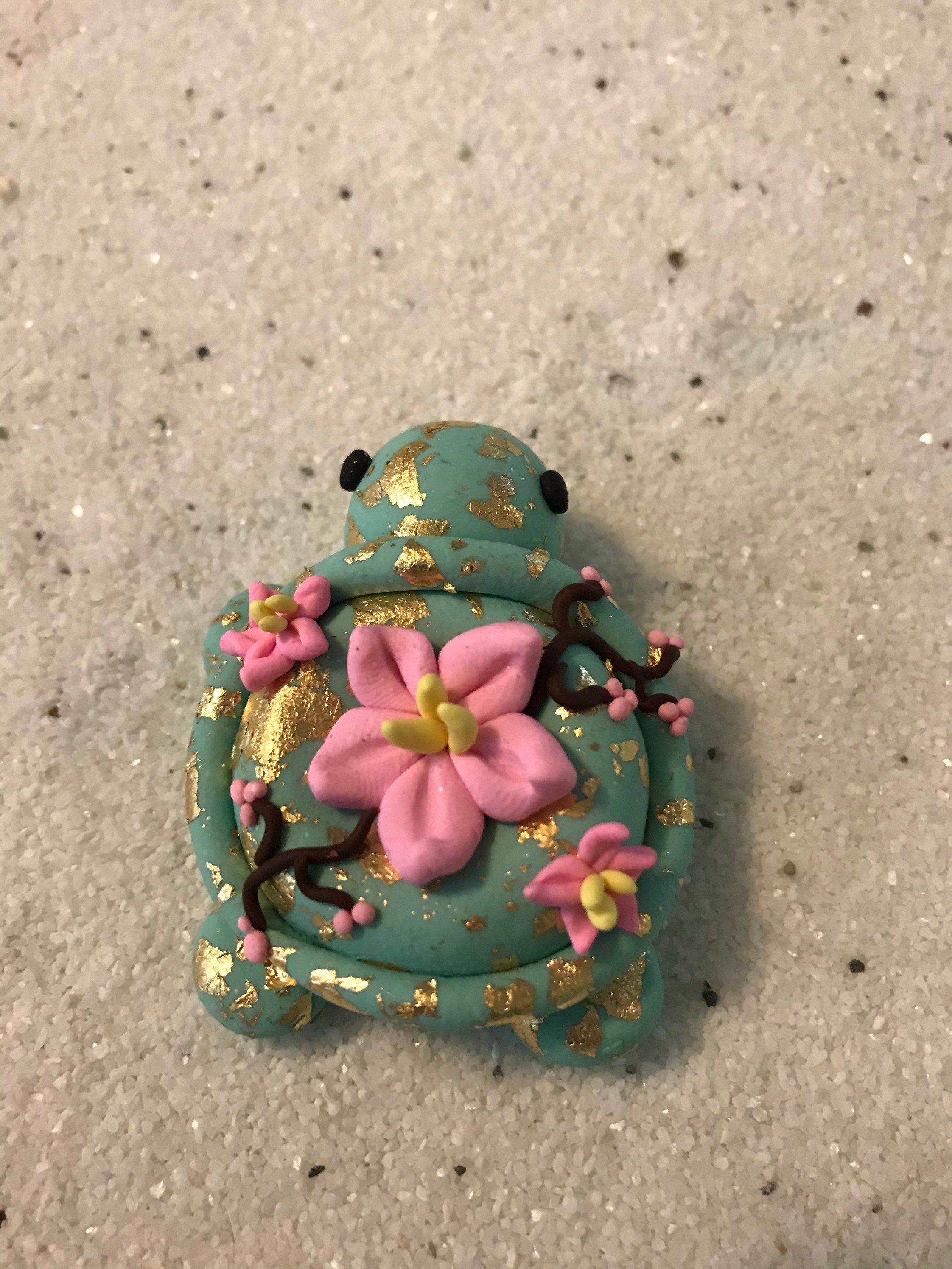 Polymer Clay Turtle Etsy