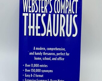 Webster's Compact Thesaurus 2001