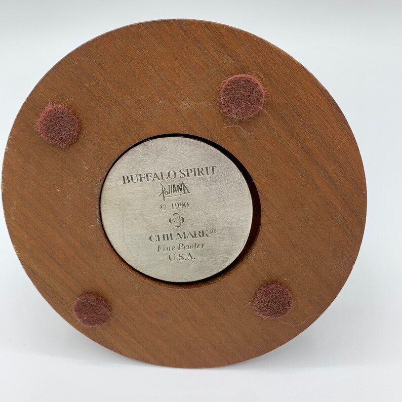 Limited Edition CHILMARK PEWTER SCULPTURE by Donald Polland buffalo