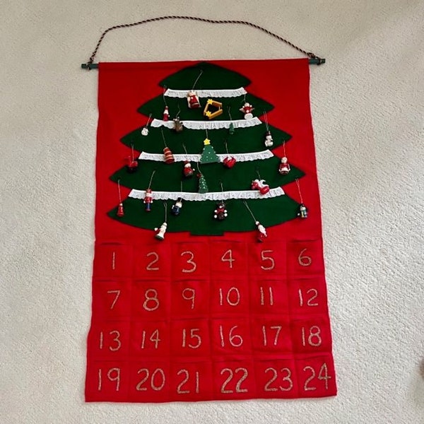 Felt Advent Calendar Etsy